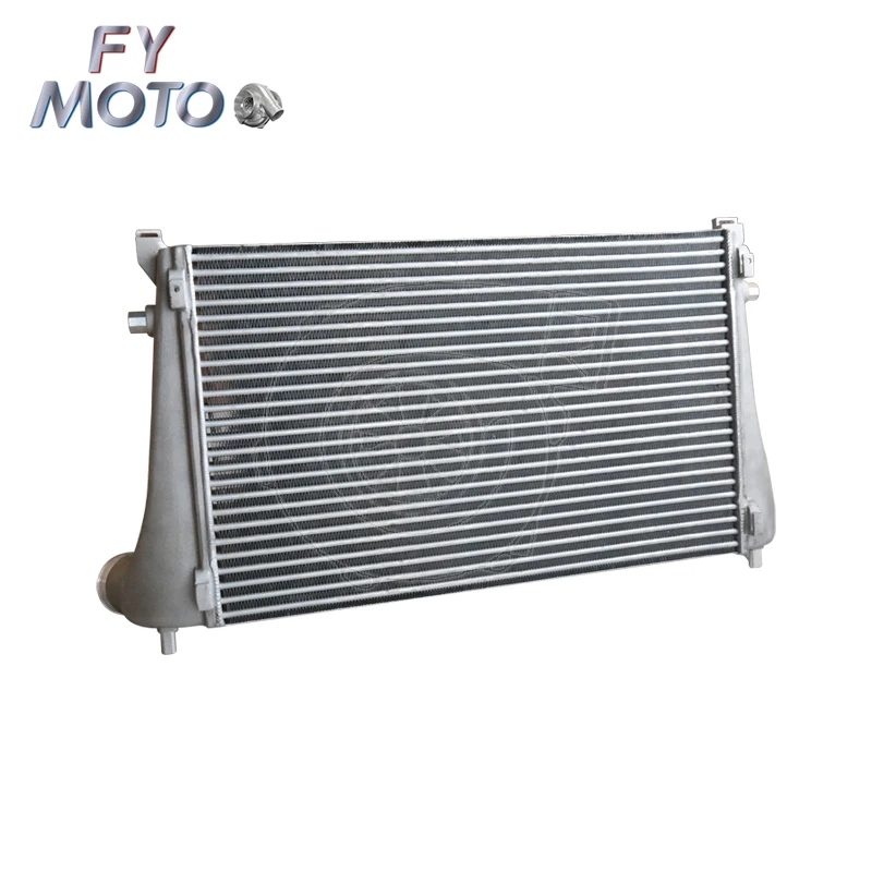 Upgrade Bar&Plate Charge Air Cooler Compatible Audi A3 S3 Golf MK7 GTI R EA888 Engine, Standard 70mm Inlet Outlet Interface