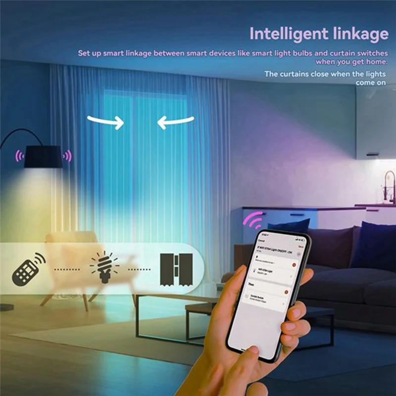

Новинка! 2 шт. Tuya Smart Wi-Fi лампы ST64 светодиодный светильник 16 миллионов RGB с изменением цвета 2700K-6500K с регулируемой яркостью для Google Home