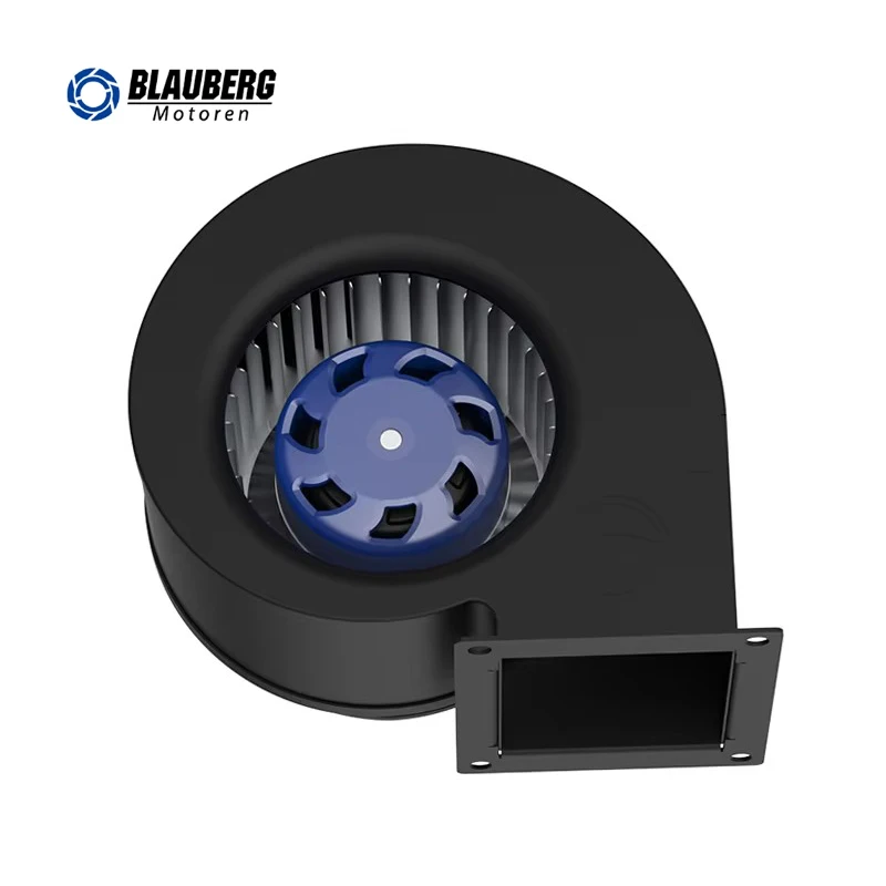 230V Single Inlet Cooler Kitchen Wall Centrifugal Blower Fan Heater EC Motor Radial Exhaust Roof for Kitchen Ventilation