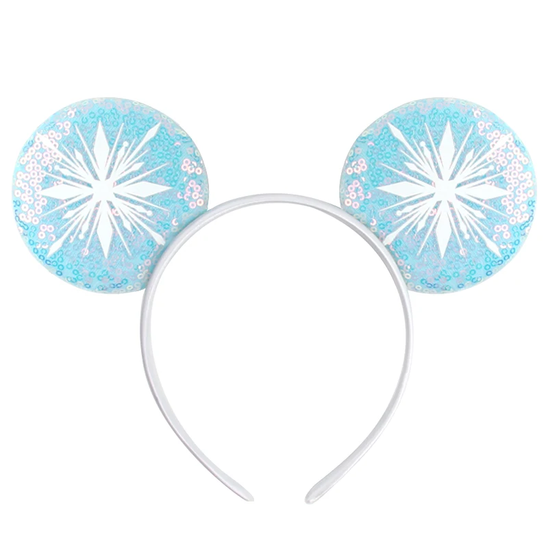 Frozen Mouse Ear Stirnband für Frauen und Mädchen, glitzernde lila Schleifen-Haarreifen für Party, Valentinstag, Geschenk, Urlaub, Haar-Accessoires – Detail 8