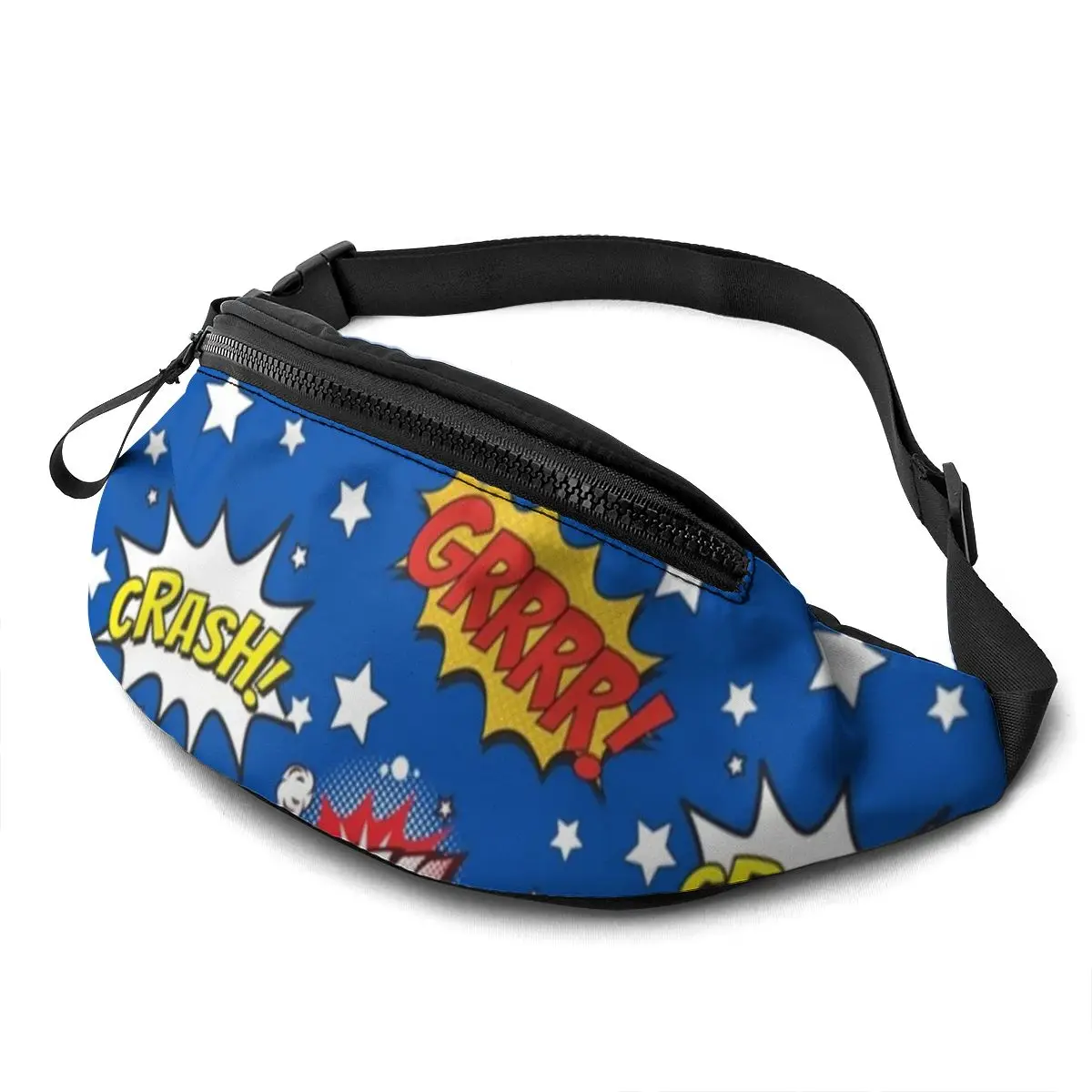 

Art Waist Bag Polyester Pattern Waist Pack Men Jogging Bag