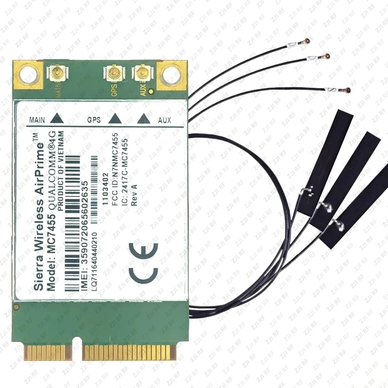 Sierra MC7455 Mini PCIE Has A Built-in 4G Module WWAN LTE CAT6 General Edition