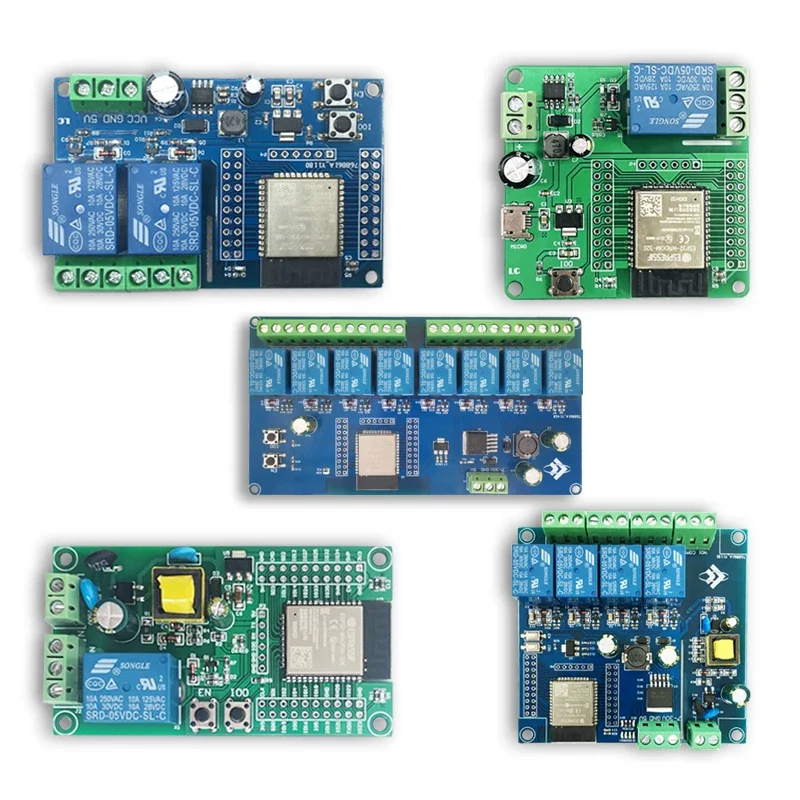 

ESP32 WIFI Bluetooth BLE Одиночный/двойной 4/8-канальный релейный модуль Плата вторичной разработки ESP32