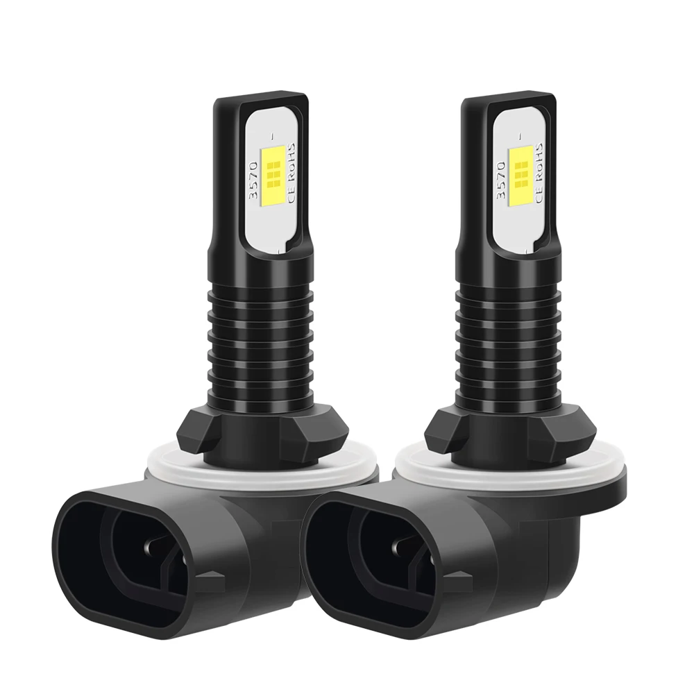 

2 шт. 881 светодиодные автомобильные противотуманные фары DC12V 6000K белые Canbus ближний свет светодиодные фары дневные ходовые автолампы