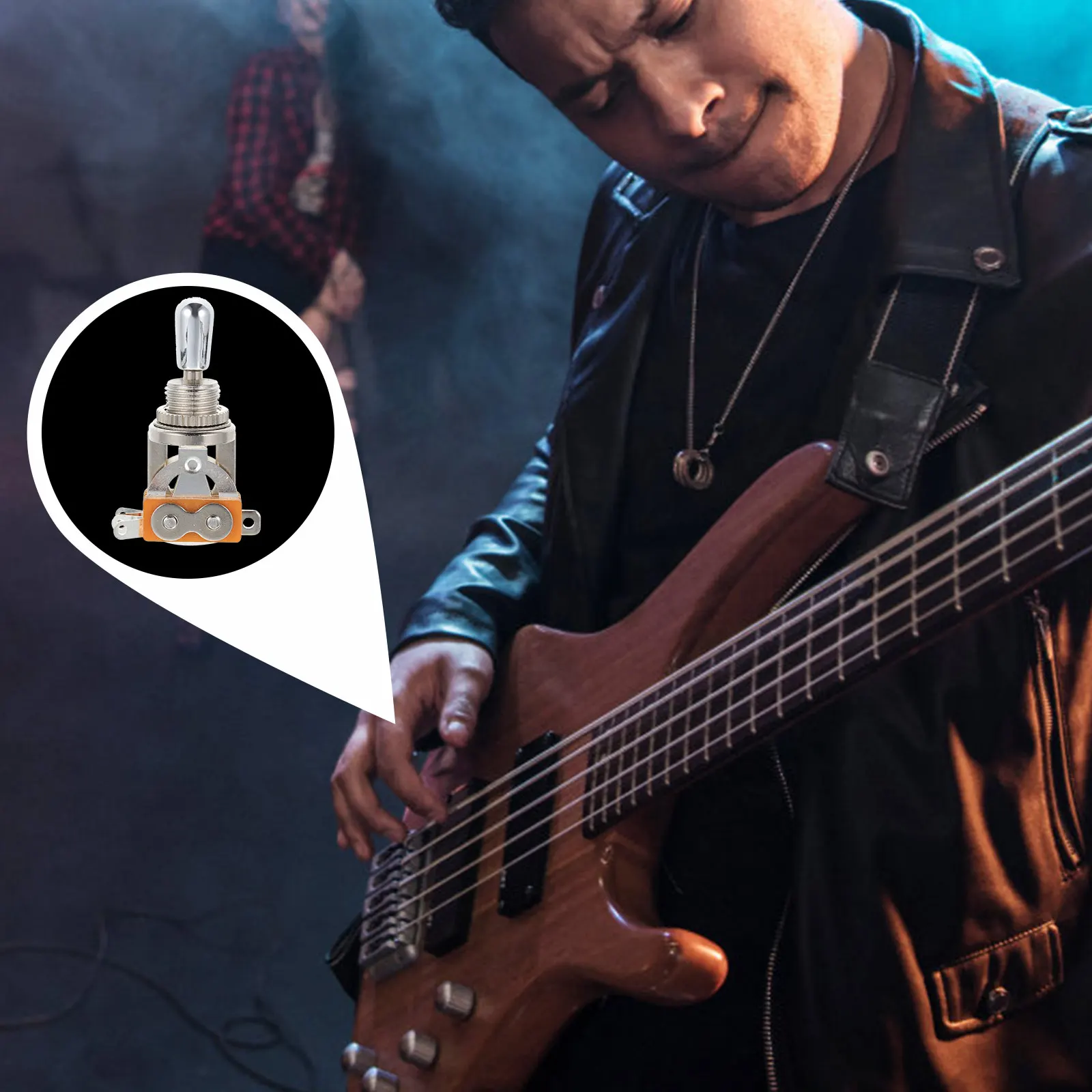 

Pickup Switch Guitar Accessory Electric Accessories Oled Toggle Selector Metal for Control
