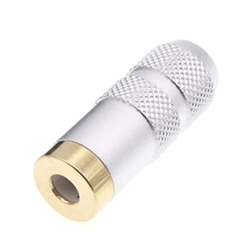 3.5mm 4 Cores Headphone Plug Adapter Easy Installation Female Socket Connector 4 Poles for Sound DIY Projects