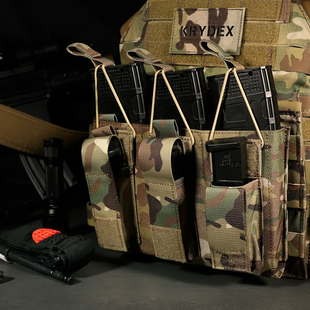 KRYDEX 전술 9mm 5.56 M4 M16 AR15 - Molle Mag Pouch Double Magazine 5.56 9Mm 리뷰 및 가격