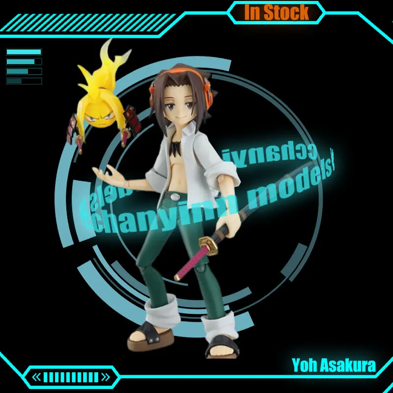 

Instock Original Shaman King Yoh Action Figurine Figma 537 Anime Figure Mf Toys Yoh Asakura Statue Collect Comic Models Toy Gift