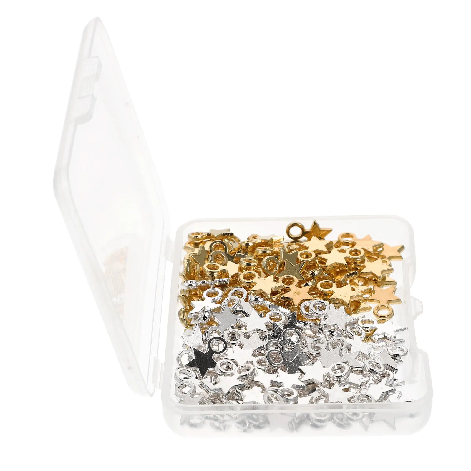 

160 шт. металлических подвесок-шармов для рукоделия, подарочные звездочки-подвески, аксессуары для изготовления браслетов и украшений, декоративные принадлежности для DIY-бижутерии