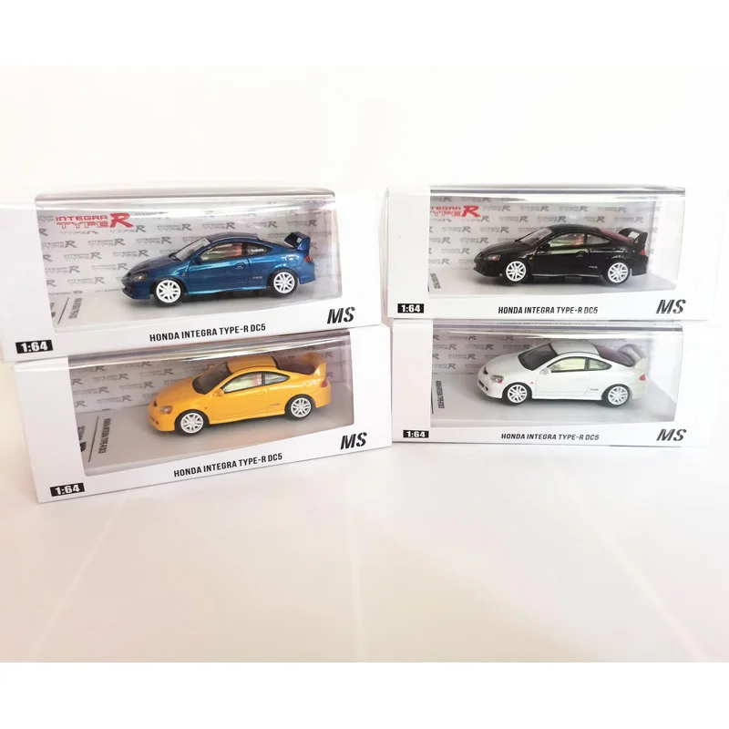 Pressofuso Originale Scala 1:64 In Lega Honda Integra Type-R DC5 Mini Auto Giocattolo Simulazione Modello Classico Hobby e Da Collezione Souvenir