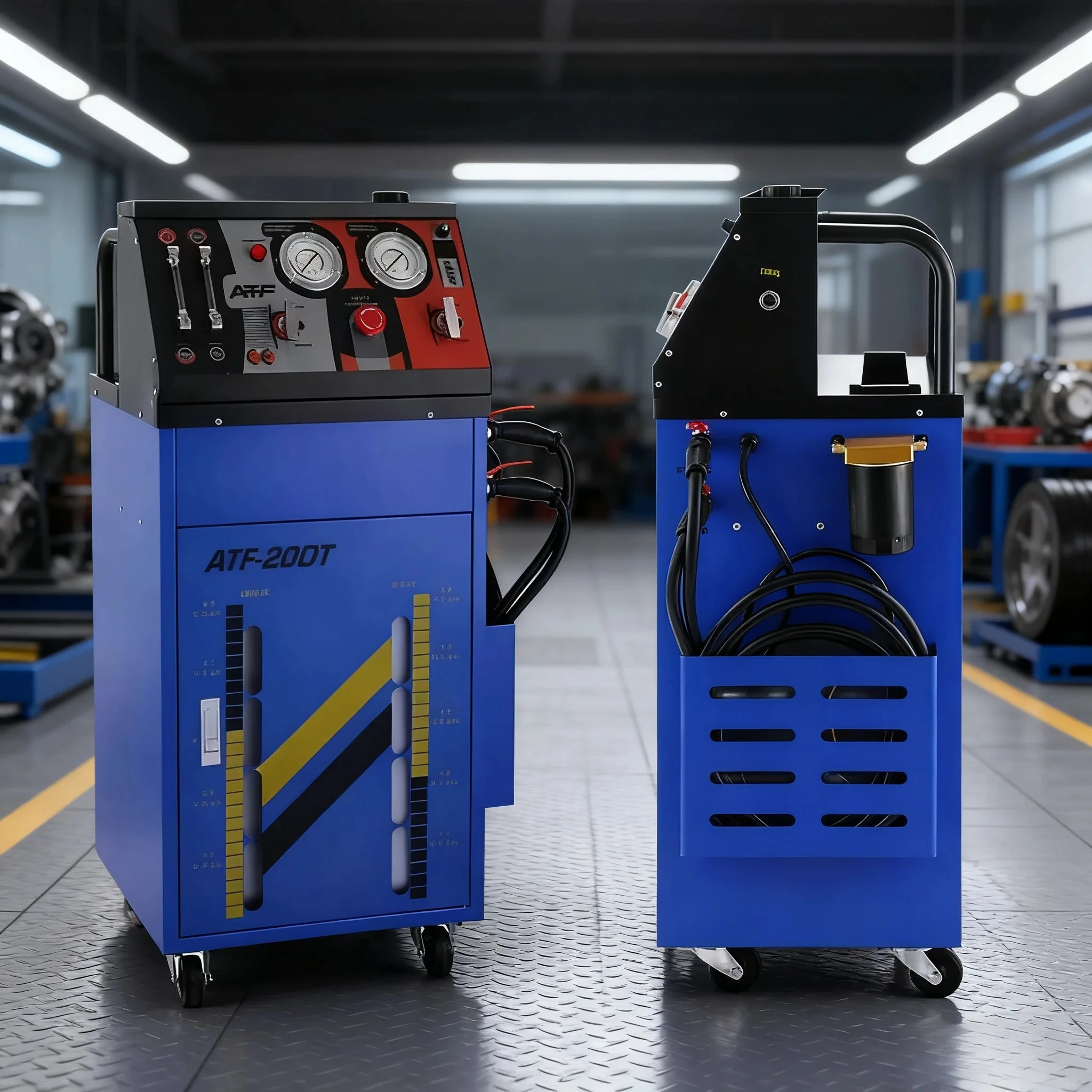 SIHAO 12V Auto Transmission Fluid Flush Exchange Machine Liquid Replacement 0-60PSI Gearbox Oil Changer DC Flushing Device Gear