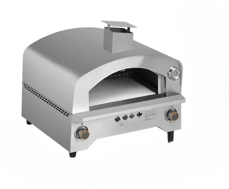 Gas Pizza Stove Traditional Kiln Italian Pizza Oven Stainless Steel Large BBQ Stove Outdoor Home Use