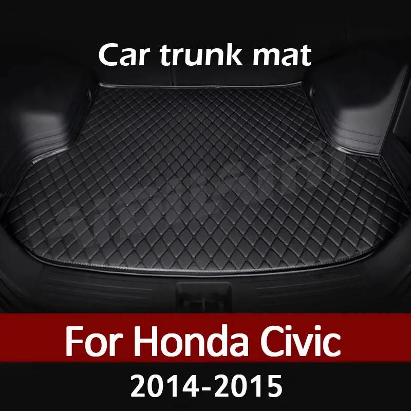 

Car trunk mat for Honda Civic 2014 2015 cargo liner carpet interior accessories cover