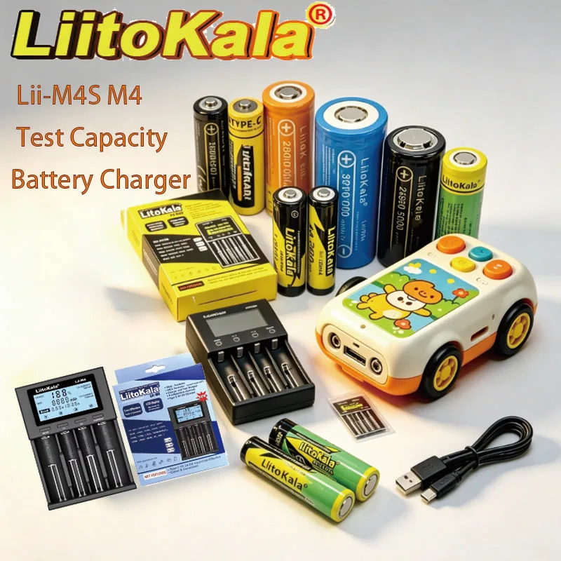 LiitoKala  Lii-M4S M4 Test Capacity Battery Charger for 3.7V
