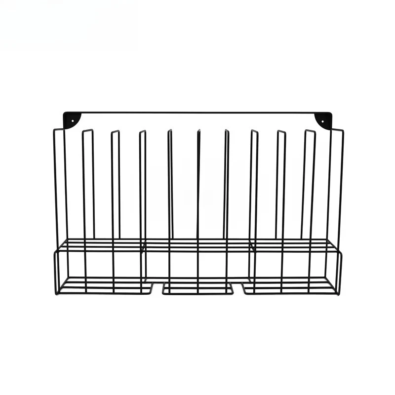 

Black metal salon hair color tube storage rack, wall-mounted dye storage rack, for beauty studio home display