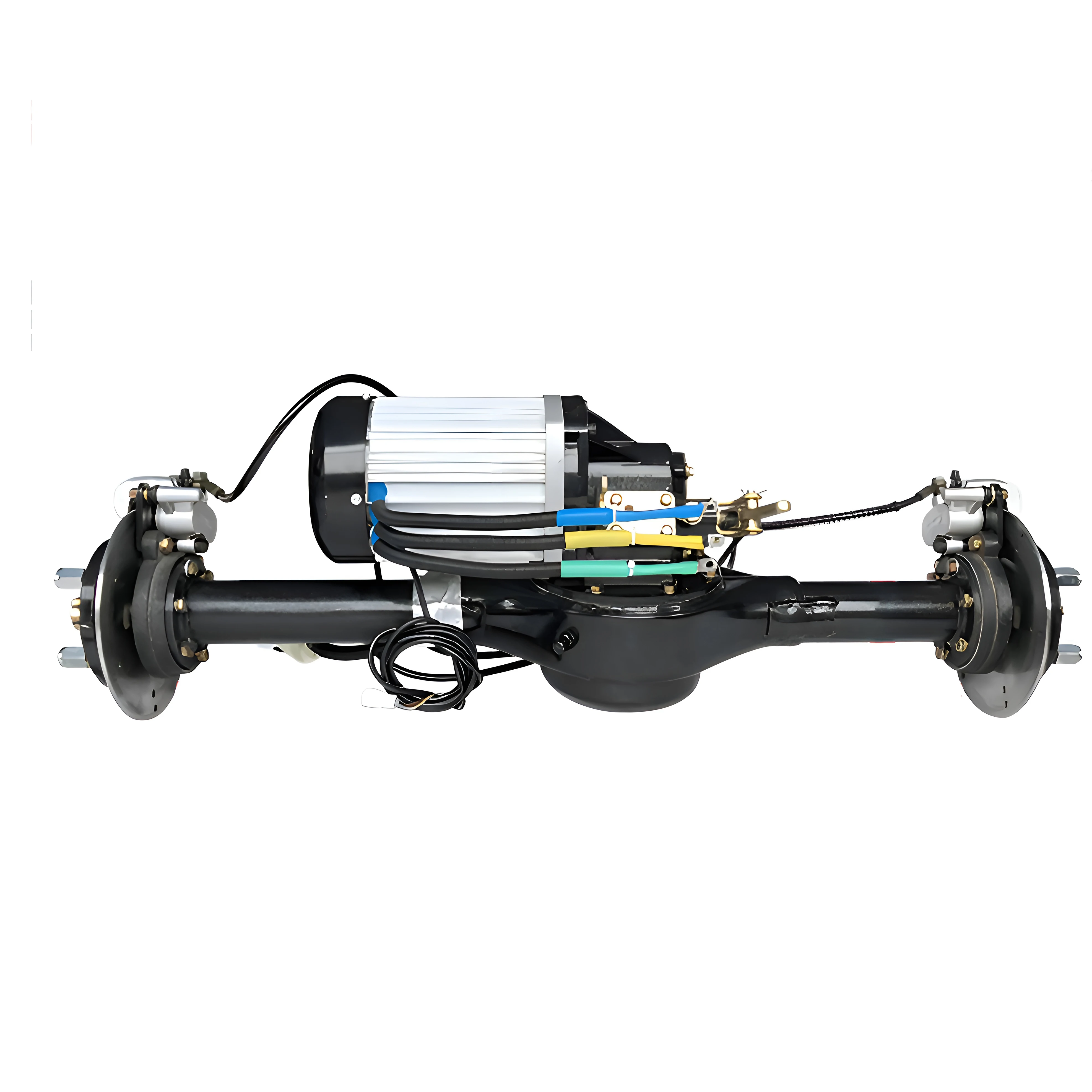 2000W-3000W BLDC DC Brushless Atv Rear Axle Assembly  PMDC for Electric Rickshaws Boats Shaft 3500rpm 72V Permanent Magnet