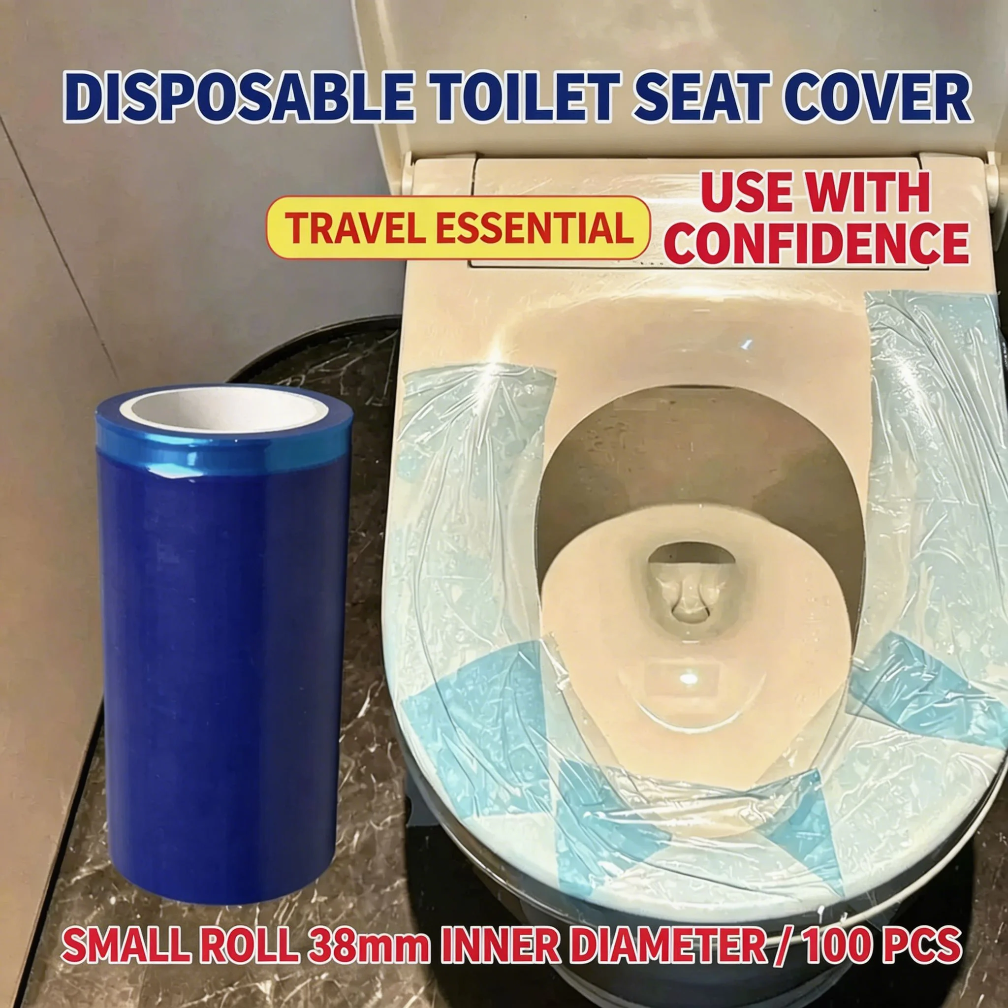 Disposable Mask Blue - Perforated 100 Sheets, 10mm×15mm Blue Disposable