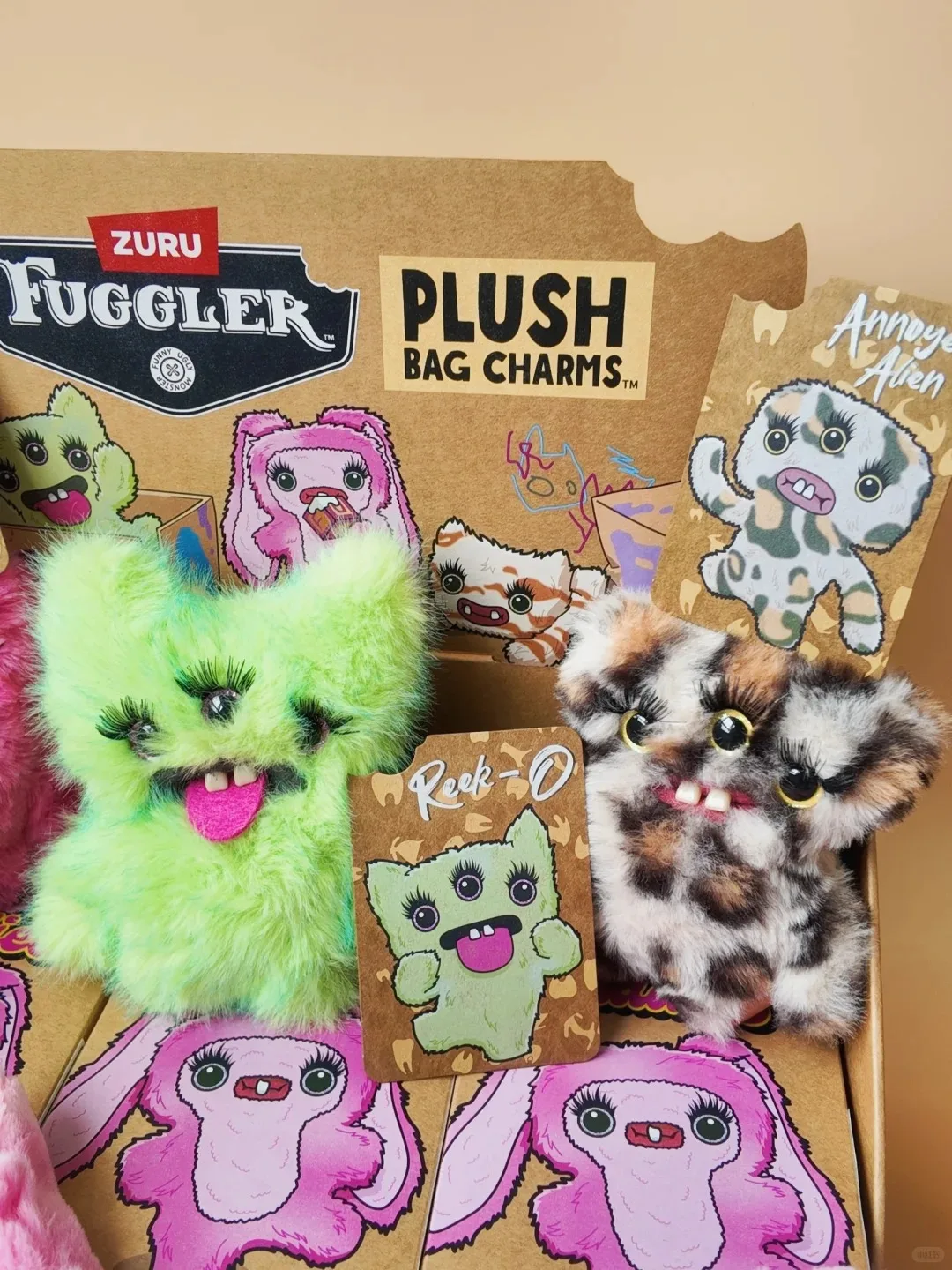 Original Fuggler Schlüsselanhänger Plüschtier Baby Baddies Blind Box 10cm Taschenanhänger Lustiges Trendiges Spielzeug Schlüsselanhänger Geburtstagsgeschenk – Detail 8