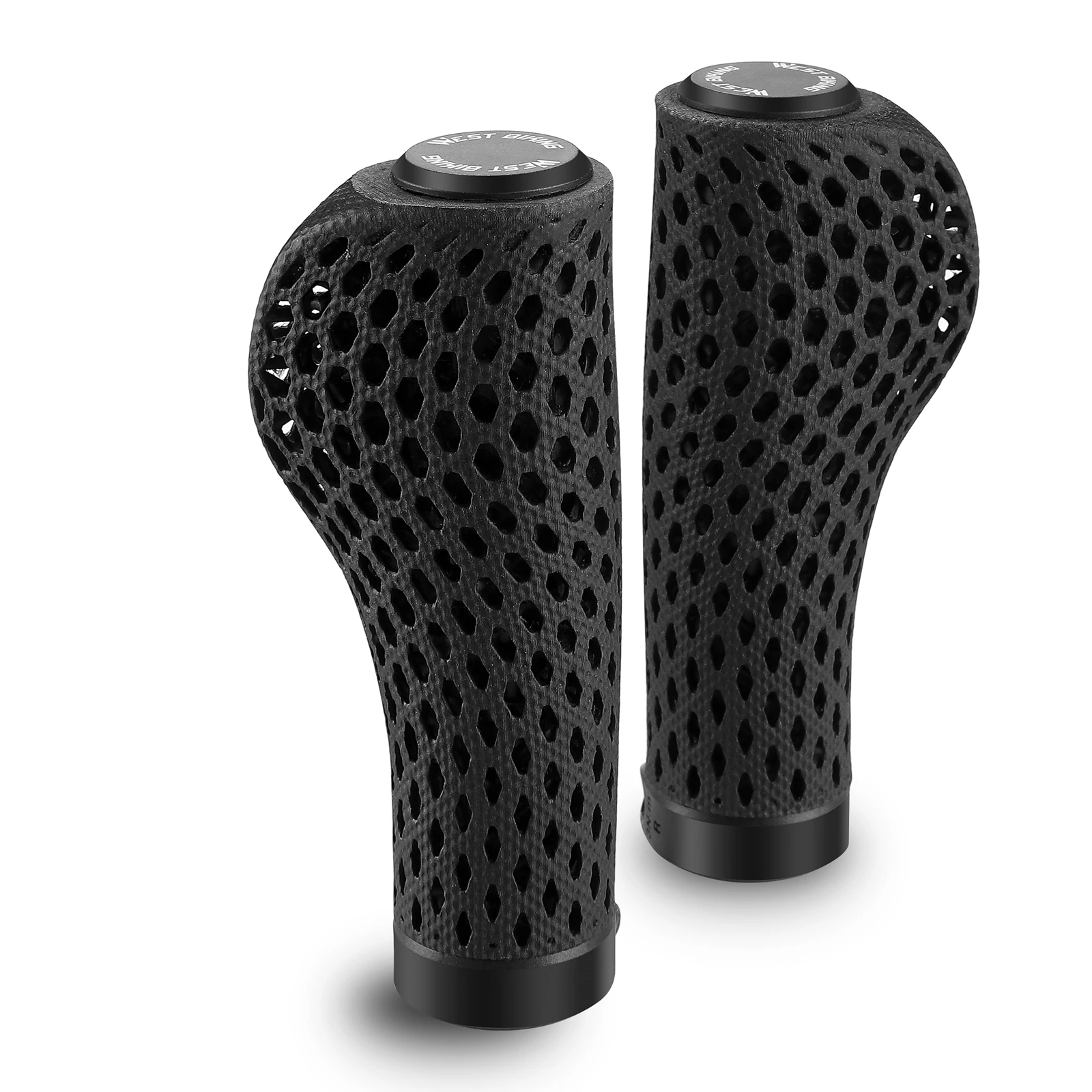 

Ручки для горного велосипеда с 3D принтом, ручки для руля MTB, нескользящие ручки для руля велосипеда, аксессуары для велосипеда