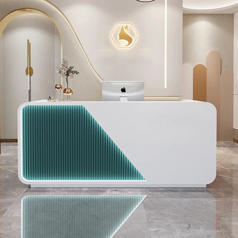 

Hair Salon Lectern Bar Counter Reception Shop Mobile Podium Stand Register Counter Pulpitos Checkout Schreibtisch Shop Furniture