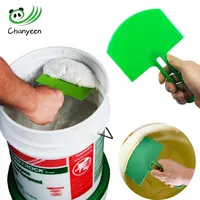 1Pc Curved Bucket Scoop Putty Knife Scraper Spackle Paint for Drywall Finishing Plaster Scraping Decals Patch Construction Tools