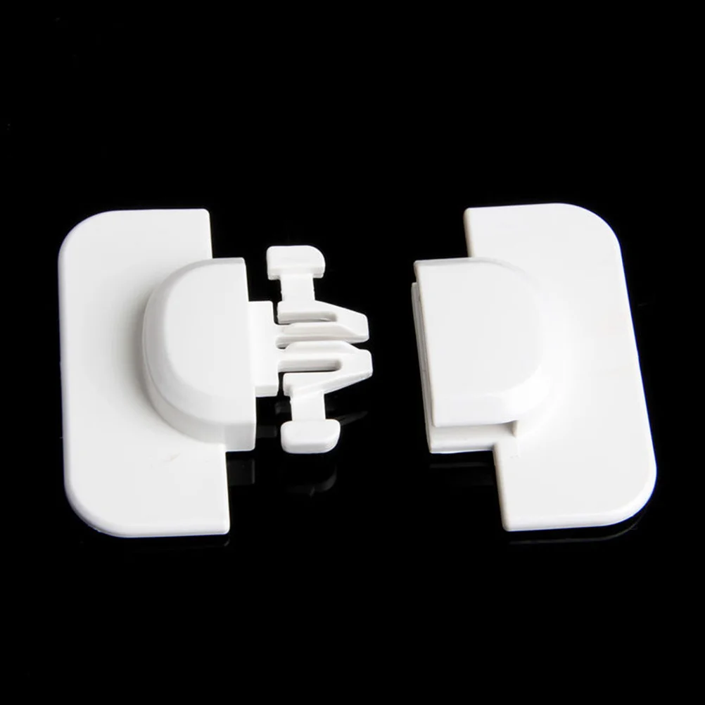 

Child Safety Locks No Drilling Strong Adhesive Baby Proofing Refrigerator Lock Child Safety Durable Convenient Installation