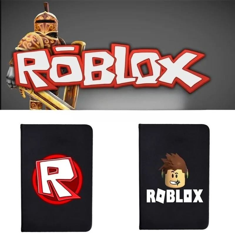 Roblox креативный черный блокнот с героями мультфильмов, студенческий простой и модный блокнот с буквами, дневник, ручная учетная книга, офисные тетради