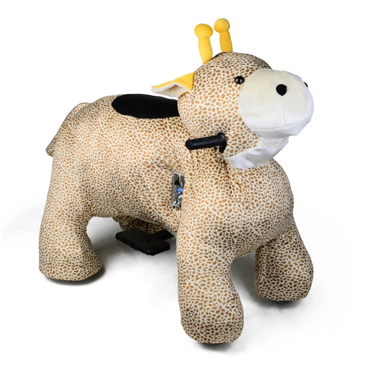 SIBO ملاهي موسيقى المشي على لعبة Stuffy Peluches Montable Electrico Animal Ride