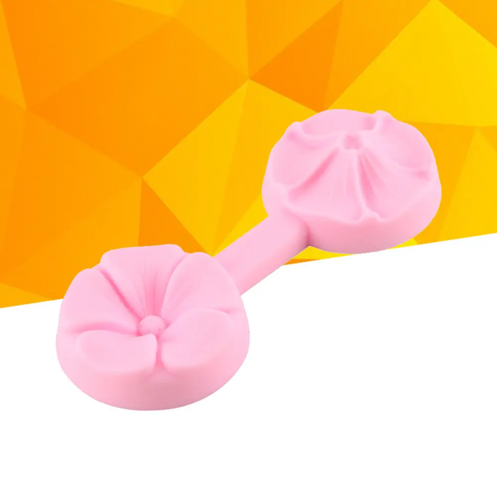 Cherry Blossom Silicone Fondant Cake Mold Random Color Flexible Non-Stick Mousse Chocolate Candy Decorating Tool