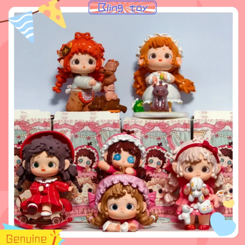 

Genuine Black Play Fufu Doll Miaomiao House Blind Box Fourth Generation Rolling Yarn Girl Collection Handmade Ornament Girl Gift