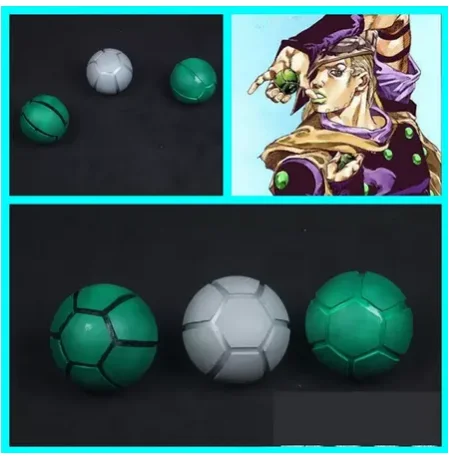 Anime Jojo Bizarre Adventure Run Gyro Zeppeli Iron Steel Ball Ruimones Cosplay Acrylic EVA Props Game Accessories