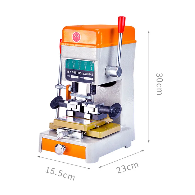 220V Verticale Sleutel Kopie Duplicaat Snijmachine Slotenmaker Gereedschap Ponsmachine Frees Kopieermachine Autosleutels