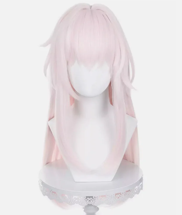 Honkai: Star Rail Clara Cosplay Wigs 70cm Light Pink Synthetic Hair