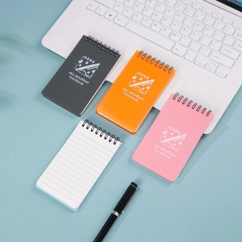  Weatherproof Notebook Waterproof Notebook Field Note Pad Spirals Notebook All Weather Paper Notebook for Office