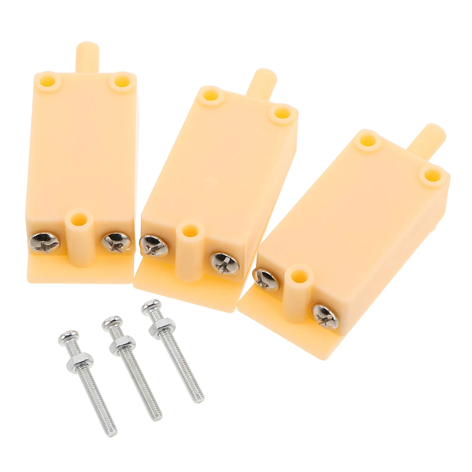 3pcs Tamper Switch for Enclosure – Metal/Plastic Housing, Screw Mount, Normally Closed Mechanical Limit Switch