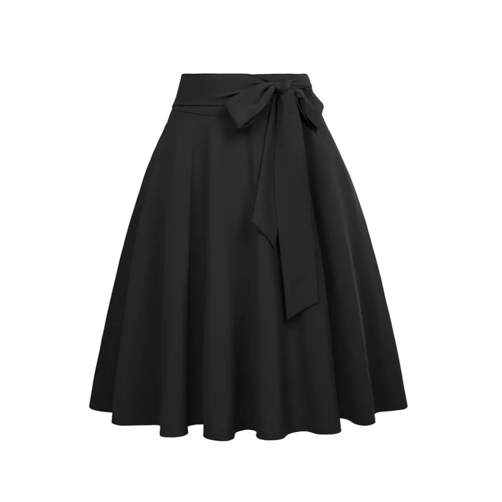 

Summer New Women's Belted Pleated Skirt Independent Station European And American Style Fashion for