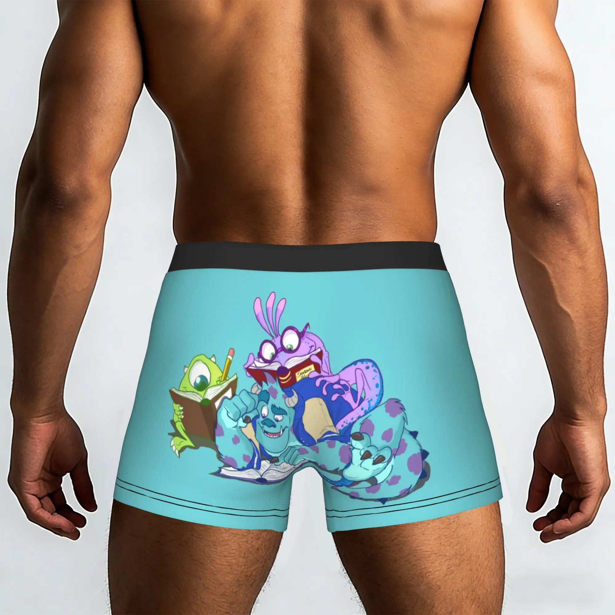 Custom M-Monsters Anime University Underwear Men Print  Boxer Shorts Panties Briefs Soft Underpants