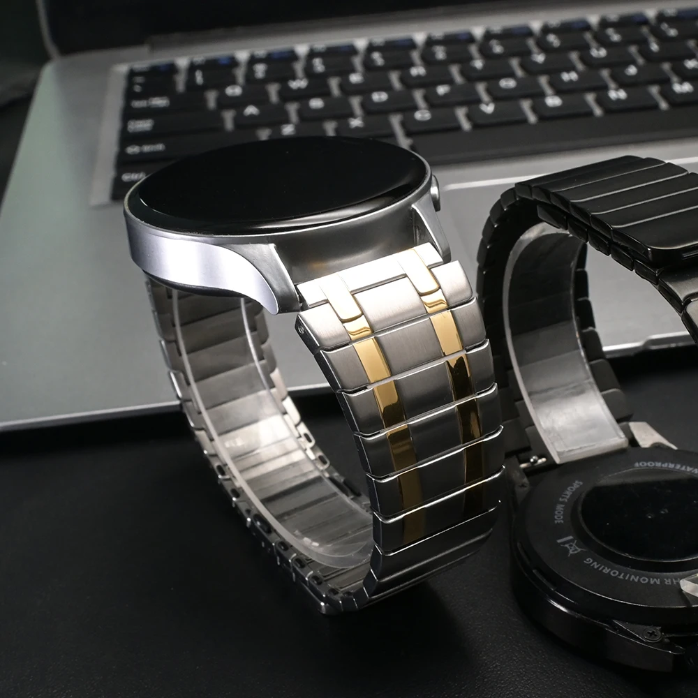 22 مللي متر حزام الساعات سوار فولاذي غير قابل للصدأ لساعة هواوي GT 6 Pro 46 مللي متر GT 5 Pro في نهاية المطاف رجل حزام معدني ل Amazfit Balance GTR 4 3 #4