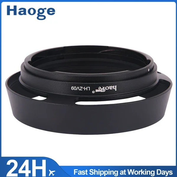 Haoge LH-ZV09 Capa de Lente Redonda de Metal para Carl Zeiss Biogon T*28mm f2.8 ZM, Lente C Sonnar T*50mm f1.5 ZM