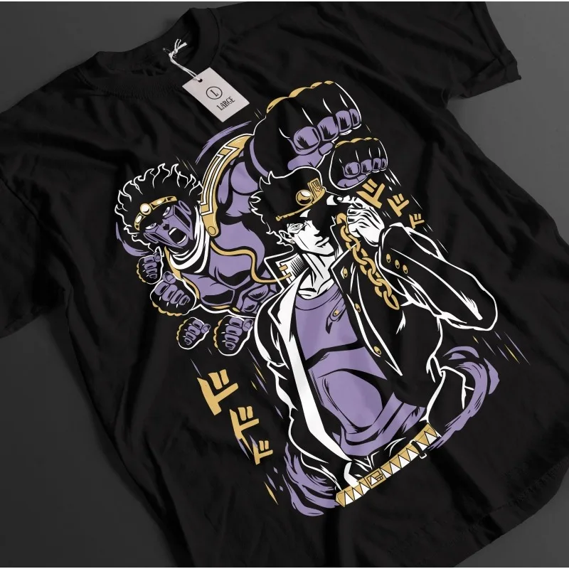 Jojo's Bizarre Adventure T-Shirt Jotaro Tshirt Dio Joseph Shirt Giorno Anime Tee