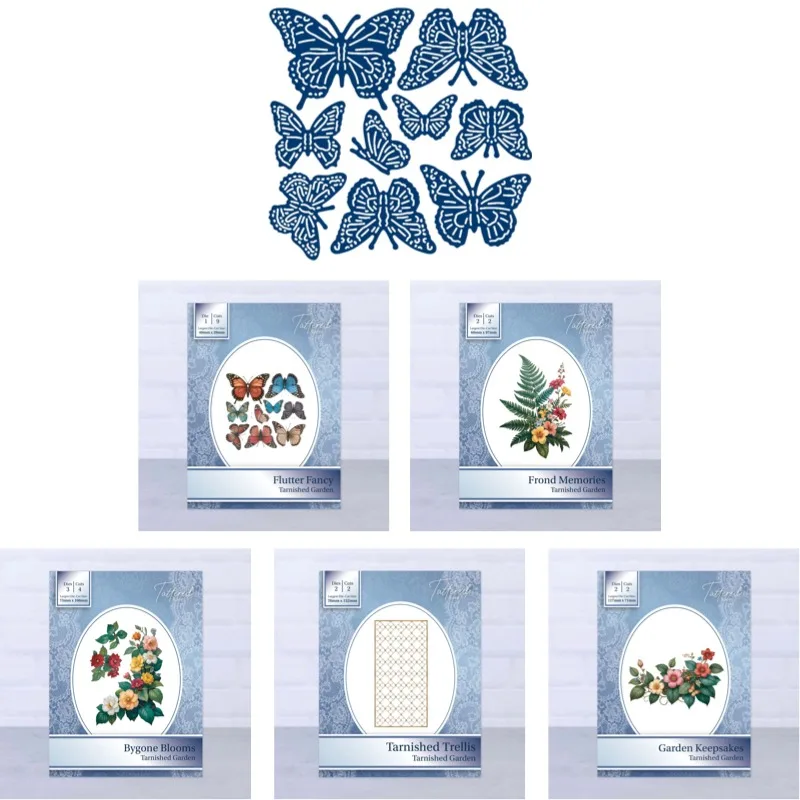 Tarnished Trellis Flutter Fancy Cutting Dies Scrapbook Diary Decoration Stencil Embossing Template DIY Greeting Card Handmade