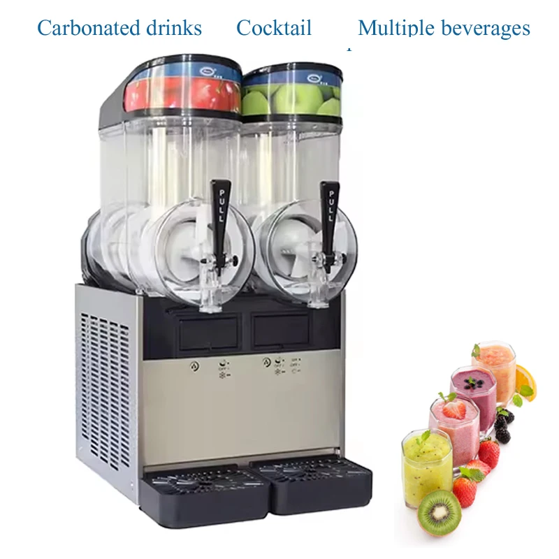 New Ice Sands And Snow Mud Machine Frozen Beverage Making Machine Strawberry Milk Flavor Snow Melting Machine