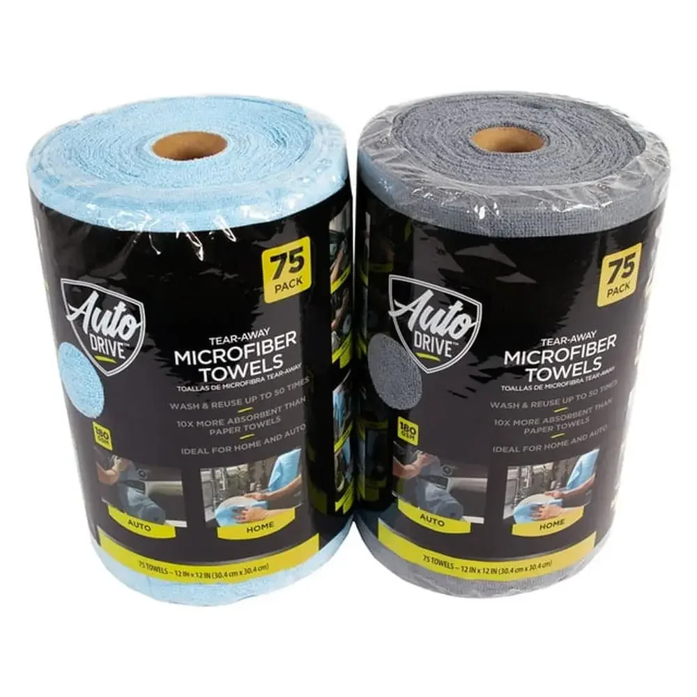 

Multi-Purpose Microfiber Towel Roll Absorbent Cleaning Cloths Car & Home