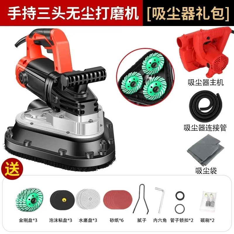 for Industrial Floor Grinder Polishing Machine Concrete Cement Dust Free Grinding Equipment
