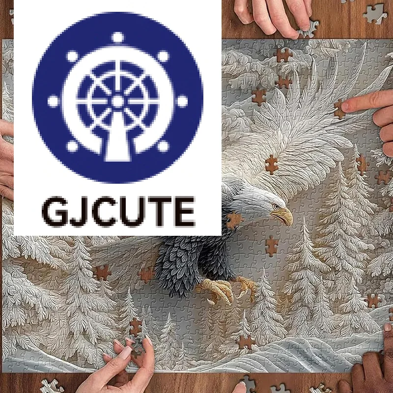 Das geschnitzte Adler-Puzzle, 1000-teiliges Puzzlespiel, herausforderndes Adler-Puzzlespiel mit Wildtier-Kunstdesign für Familienaktivitäten