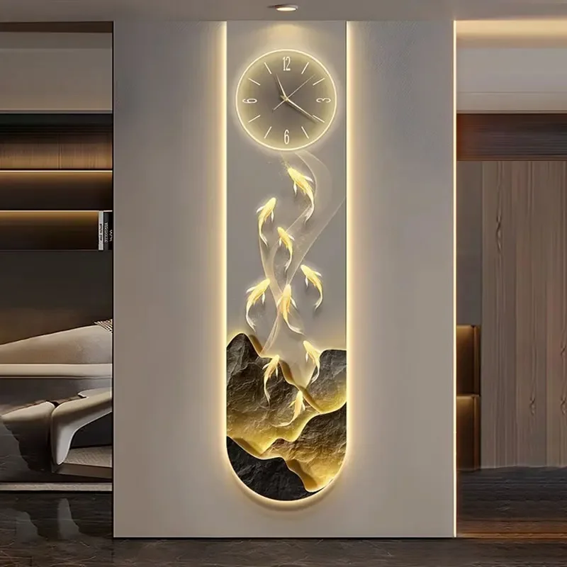 

Living Room Led Wall Watch Metal Wall Art Design Luxury Aesthetic Cute Minimalist Nordic Wall Clocks Creative Saat Home Decor
