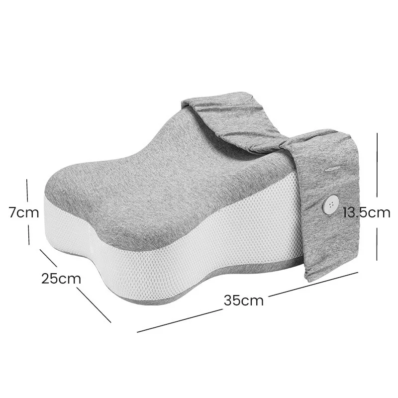 Orthopedic Slow Rebound Memory Cotton Clamp Leg Pillow Maternity Foot Pillow Strap Adjustable Side Sleeping Knee Leg Pillow