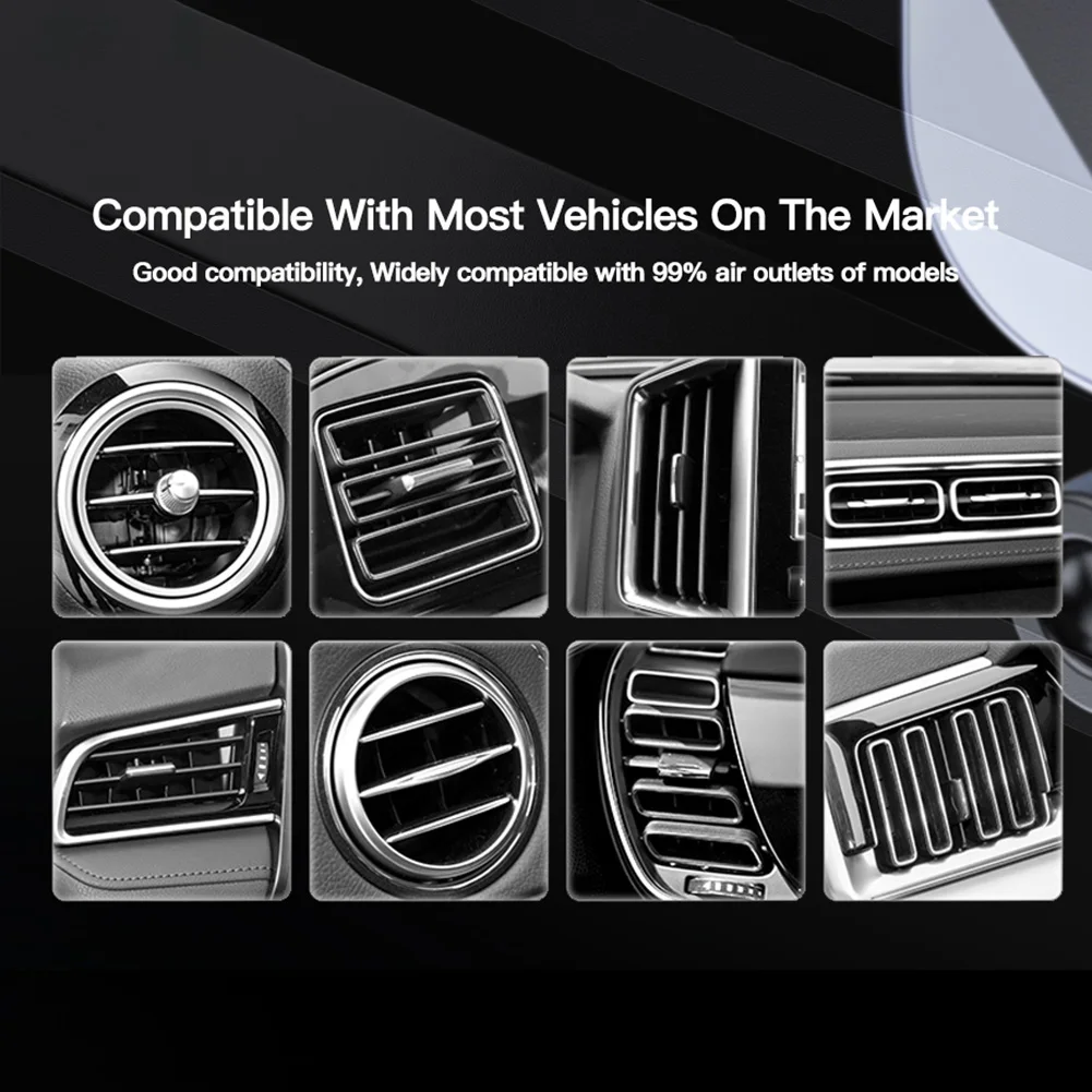 Автомобильный Мобильный держатель ESSAGER с гравитационным креплением на вентиляционное отверстие, крепление для телефона, 360 регулируемое противоскользящее крепление для смартфона iPhone