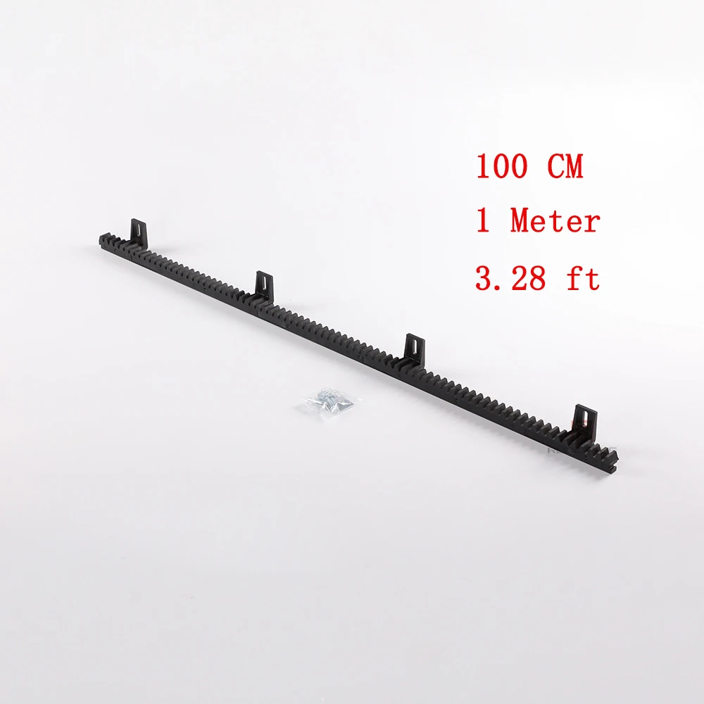 Imagem -05 - Nylon Rack Rail para Auto Portão Deslizante Opener Acessório com Parafusos Engrenagem 033 e Metro 1.08ft e 3.28ft por Item