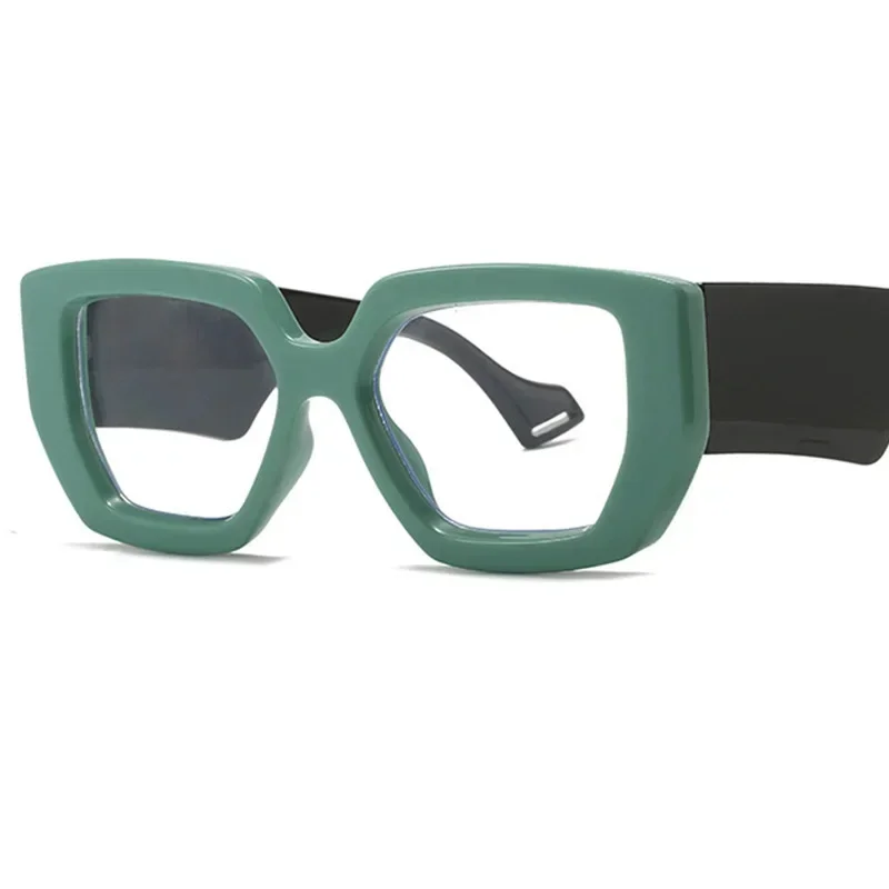 Y2k Cool Handsome Square Glasses Unlimited Anti Blue Light Women's Decorative Clear Computer Glasses image 3